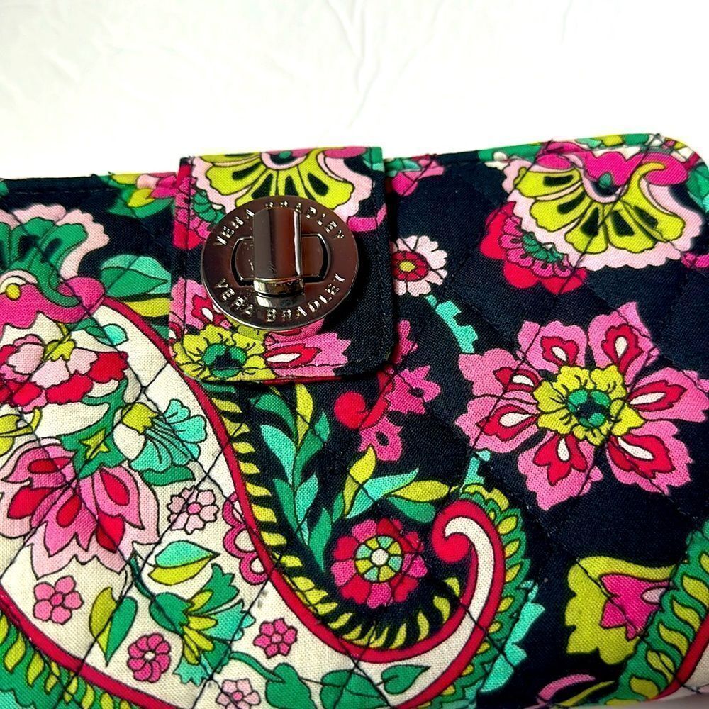 Vera Bradley Turnlock Wallet - Picture 2 of 7